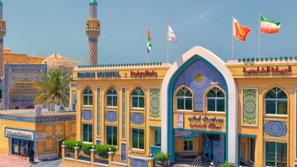 Iranian Hospital Dubai located near Satwa Roundabout in Al Satwa area