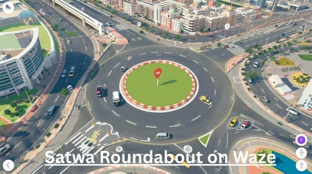Satwa Roundabout on Waze