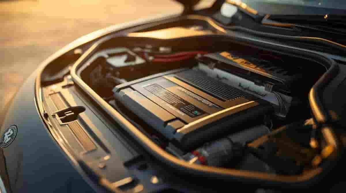 Luxury car battery inspection service in Abu Dhabi by professional mechanic