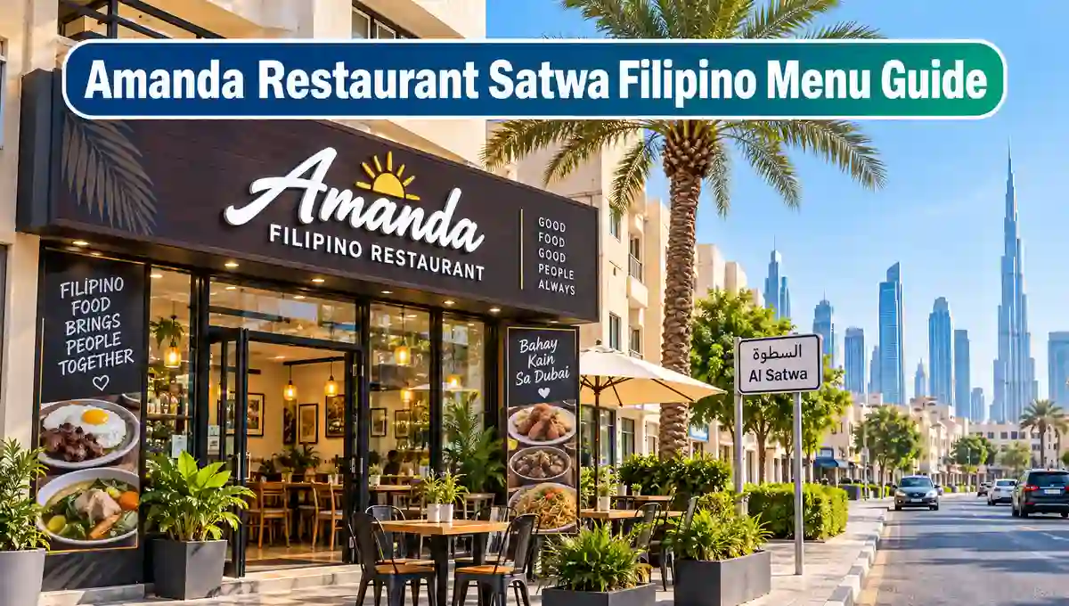 Amanda Restaurant Satwa Filipino menu guide