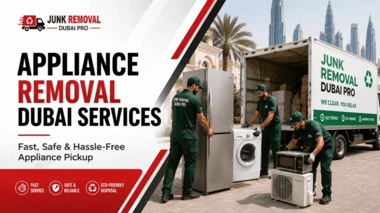 Professional appliance removal services in Dubai