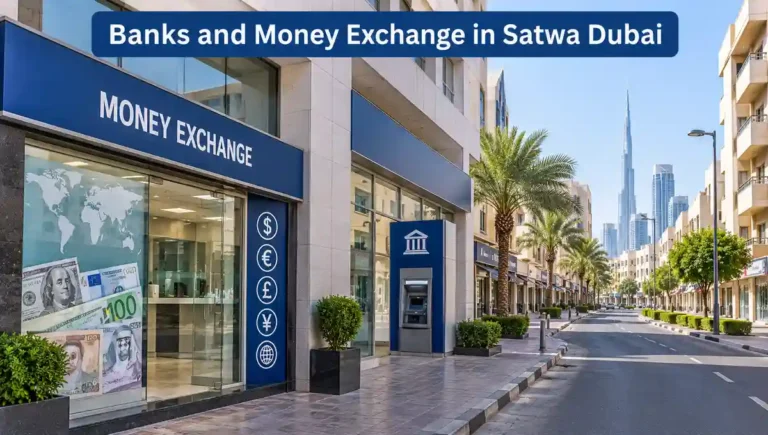 Banks and money exchange in Satwa Dubai