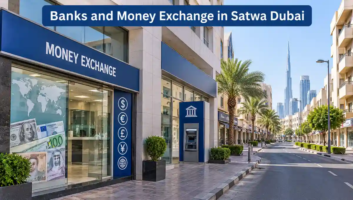 Banks and money exchange in Satwa Dubai