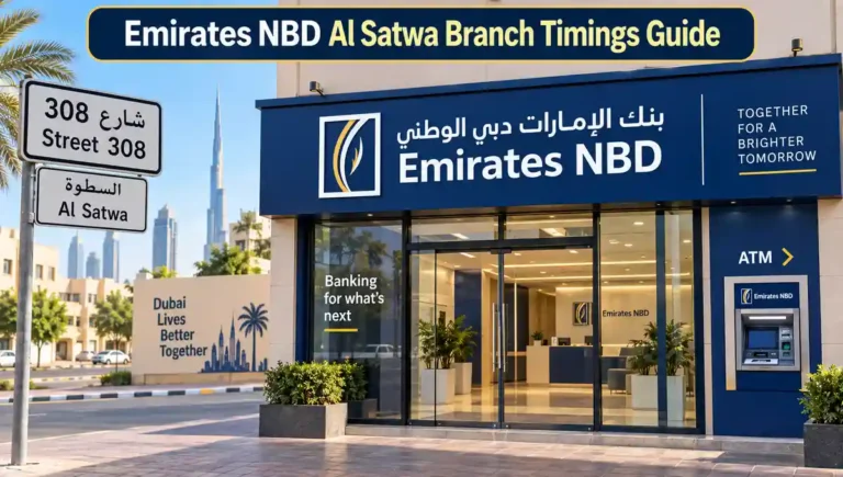 Emirates NBD Al Satwa branch timings guide