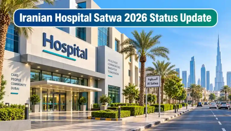 Iranian Hospital Satwa 2026 status update