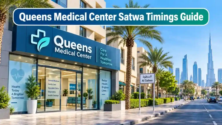 Queens Medical Center Satwa Timings Guide