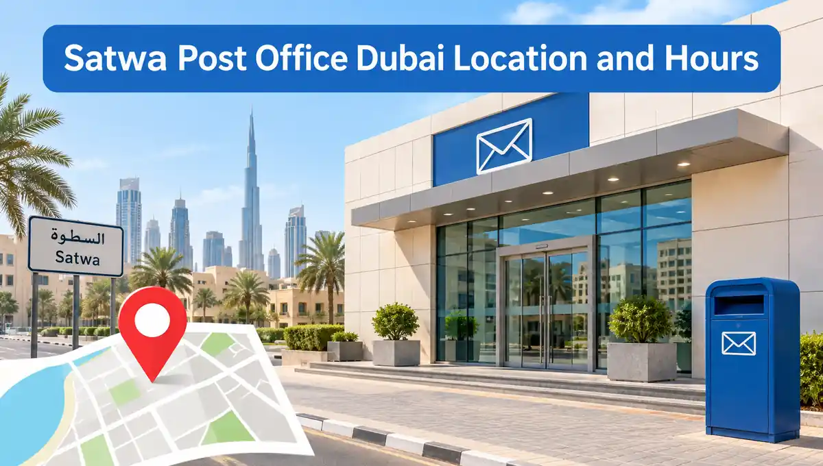 Satwa Post Office Dubai location and hours guide image