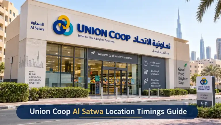 Union Coop Al Satwa supermarket location and timings