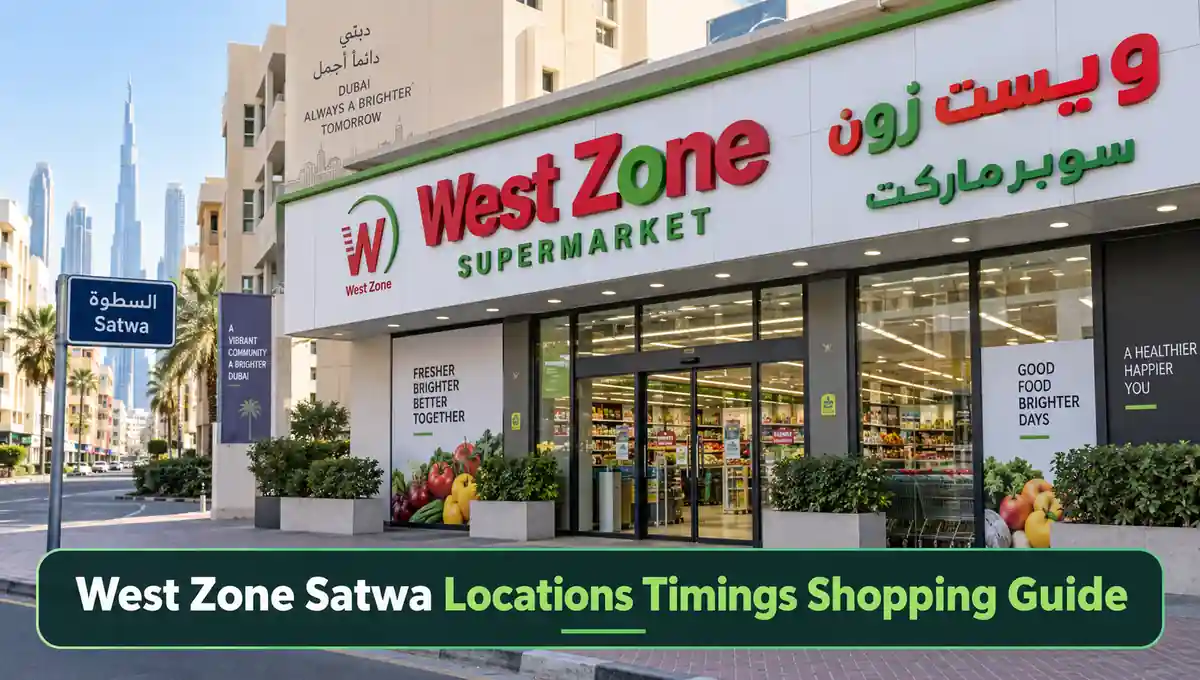 West Zone Supermarket Satwa locations and timings
