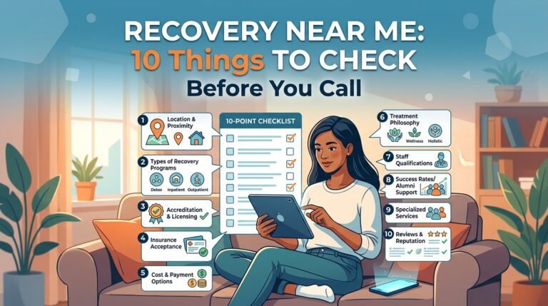 Recovery Near Me: 10 Things to Check Before You Call